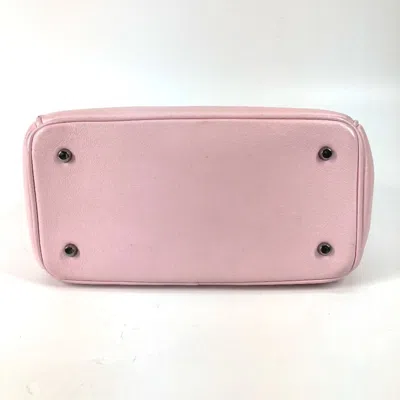 Pre-owned Dior Christian  Metallic Pink Leather Leather Handbag Shoulder Bag ()
