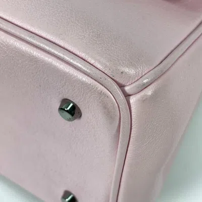 Pre-owned Dior Christian  Metallic Pink Leather Leather Handbag Shoulder Bag ()