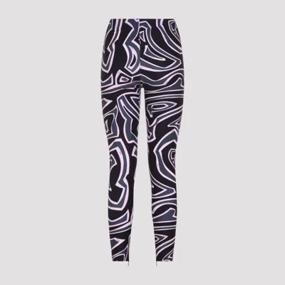 Pucci Abstract Pattern Stretch Fit Trousers In Black