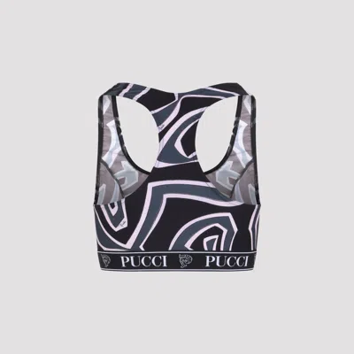 Pucci Geometric Racerback Top For Modern Style In Multi