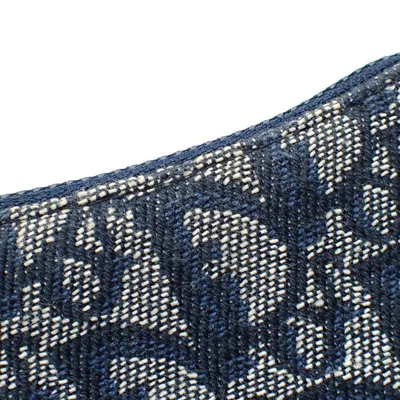 Pre-owned Dior Christian  Navy Canvas Coin Purse/coin Case () In Blue