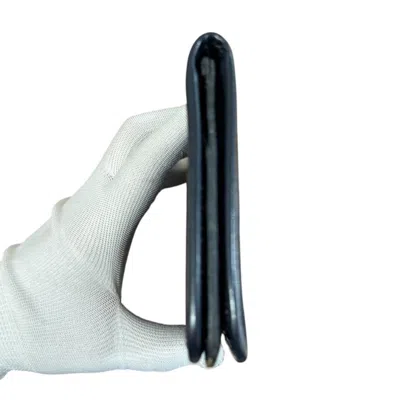 Pre-owned Dior Christian  Navy Long Wallet (bi-fold) () In Blue