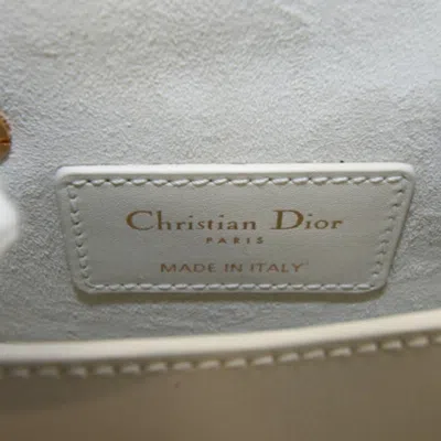 Pre-owned Dior Christian  Off-white Pochette Shoulder Bag ()