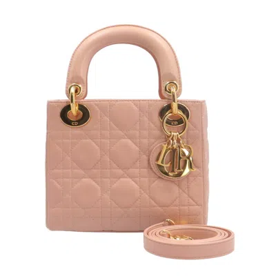Pre-owned Dior Christian  Pink Leather Shoulder Bag ()