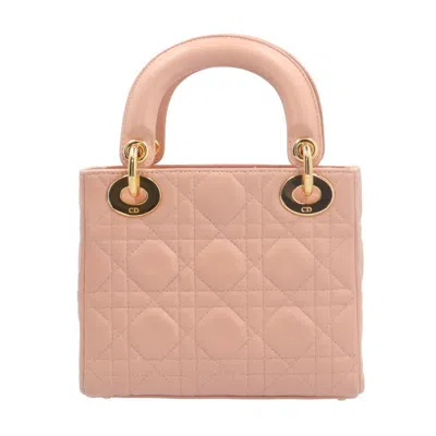 Pre-owned Dior Christian  Pink Leather Shoulder Bag ()