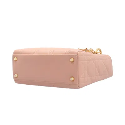 Pre-owned Dior Christian  Pink Leather Shoulder Bag ()