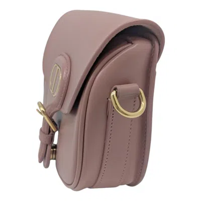 Pre-owned Dior Christian  Pink Leather Shoulder Bag ()