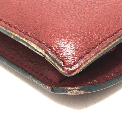 Pre-owned Dior Christian  Red Color Leather Shoulder Bag ()