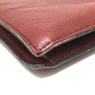 Pre-owned Dior Christian  Red Color Leather Shoulder Bag ()