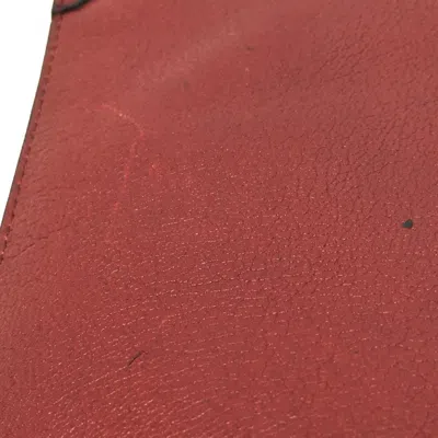 Pre-owned Dior Christian  Red Color Leather Shoulder Bag ()