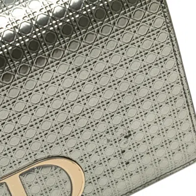 Pre-owned Dior Christian  Silver Leather Shoulder Bag ()