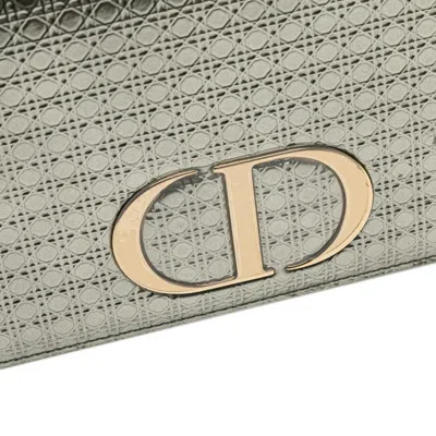 Pre-owned Dior Christian  Silver Leather Shoulder Bag ()