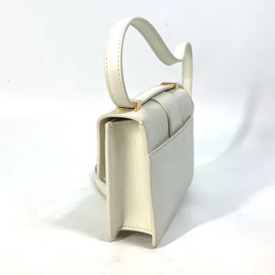 Pre-owned Dior Christian  White Leather Pochette Pouch Shoulder Bag ()