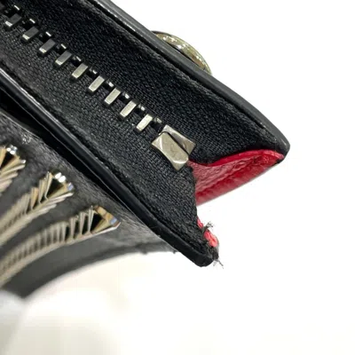 Pre-owned Christian Louboutin Black Leather Clutch Bag ()