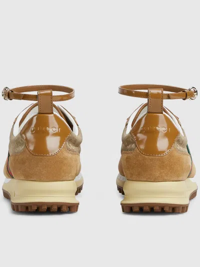 Gucci Re-motion Womens Multicolor Sneaker In Brown