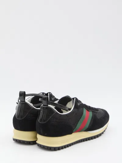 Gucci Re-motion Womens Multicolor Sneaker In Black