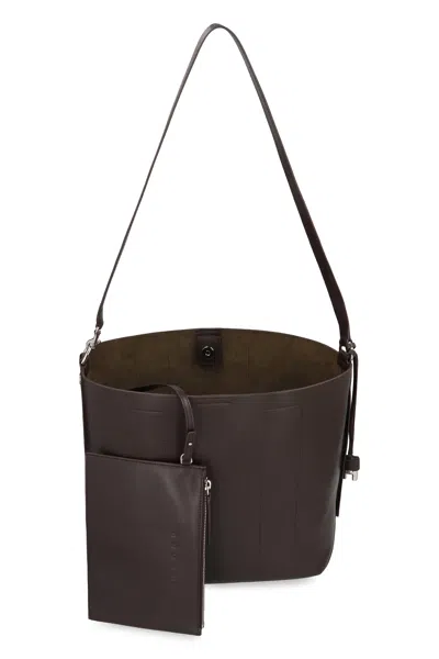 Hogan Hobo Bag Hocket Medium In Brown