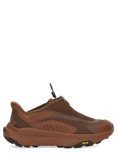 Hoka One One Project Transport Sneaker In Brown