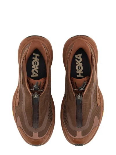 Hoka One One Project Transport Sneaker In Brown