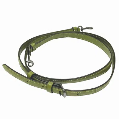 Pre-owned Coach Beige Green Pvc Handbag Shoulder Bag () In Multi