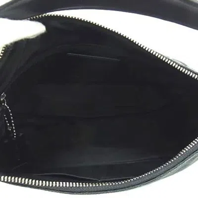 Pre-owned Coach Black Canvas Leather Handbag Shoulder Bag ()
