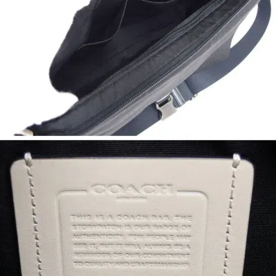 Pre-owned Coach Black Ivory Nylon Leather Shoulder Bag () In Multi