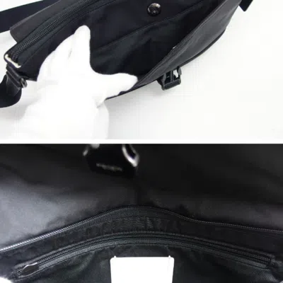 Pre-owned Coach Black Ivory Nylon Leather Shoulder Bag () In Multi