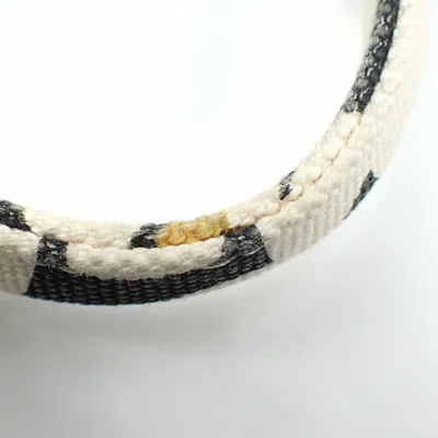 Pre-owned Coach Black Ivory Yellow Canvas Leather Tote Bag ()