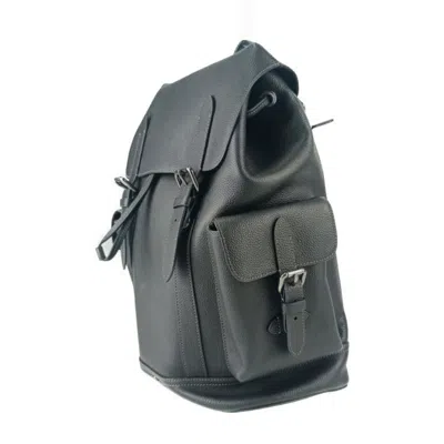 Pre-owned Coach Black Leather Backpack ()