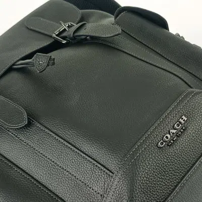 Pre-owned Coach Black Leather Backpack ()