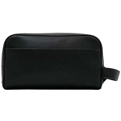 Pre-owned Coach Black Leather Clutch Bag Pouch ()