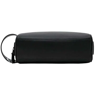 Pre-owned Coach Black Leather Clutch Bag Pouch ()