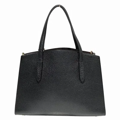 Pre-owned Coach Black Leather Handbag Shoulder Bag ()