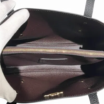 Pre-owned Coach Black Leather Handbag Shoulder Bag ()