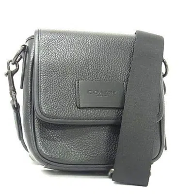 Pre-owned Coach Black Leather Shoulder Bag ()