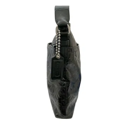Pre-owned Coach Black Leather Shoulder Bag ()