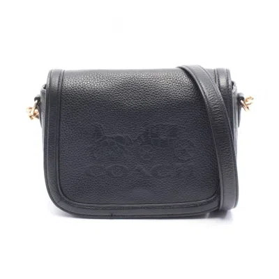 Pre-owned Coach Black Leather Shoulder Bag ()