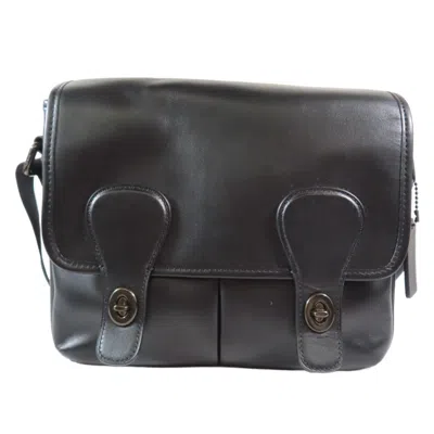 Pre-owned Coach Black Leather Shoulder Bag ()