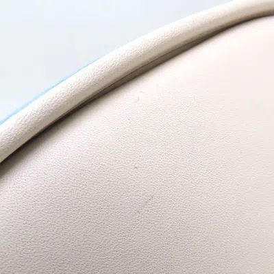 Pre-owned Coach Blue White Canvas Leather Shoulder Bag () In Multi