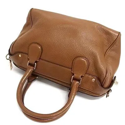 Pre-owned Coach Brown Leather Handbag Shoulder Bag ()