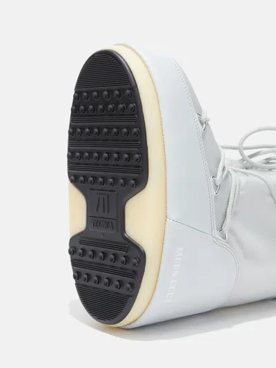 Moon Boot Icon Grey Nylon Boots In Gray