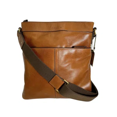 Pre-owned Coach Brown Leather Shoulder Bag ()