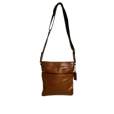 Pre-owned Coach Brown Leather Shoulder Bag ()