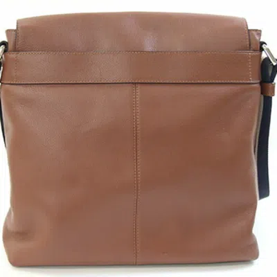 Pre-owned Coach Brown Leather Shoulder Bag Sling Bag ()