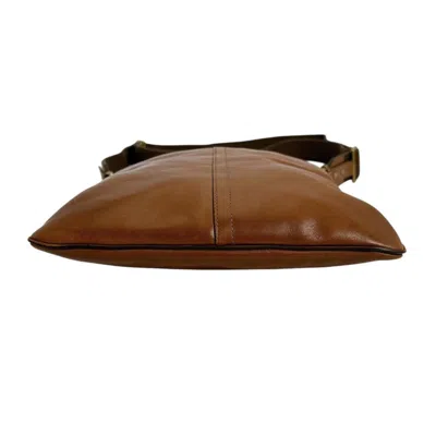 Pre-owned Coach Brown Leather Shoulder Bag ()