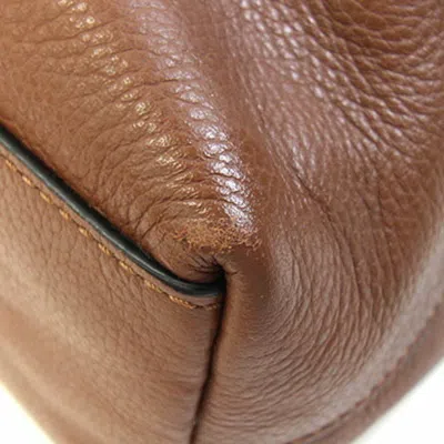 Pre-owned Coach Brown Leather Shoulder Bag Sling Bag ()