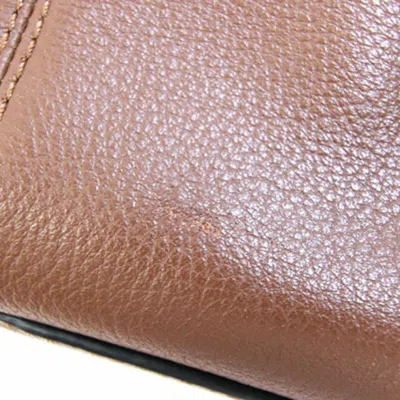 Pre-owned Coach Brown Leather Shoulder Bag Sling Bag ()