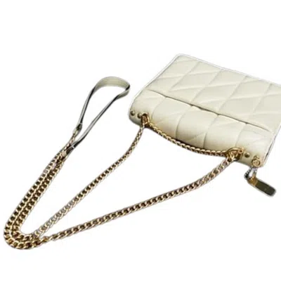 Pre-owned Coach Ivory Leather Shoulder Bag Sling Bag () In White