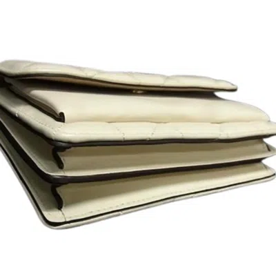 Pre-owned Coach Ivory Leather Shoulder Bag Sling Bag () In White