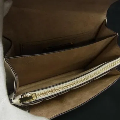 Pre-owned Coach Ivory Leather Shoulder Bag Sling Bag () In White